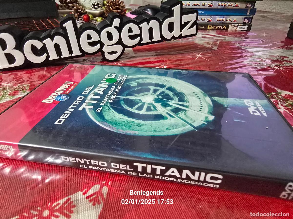 Cine: DENTRO DEL TITANIC EL FANTASMA DE LAS PROFUNDIDADES DISCOVERY CHANNEL DVD DOCUMENTAL VS2