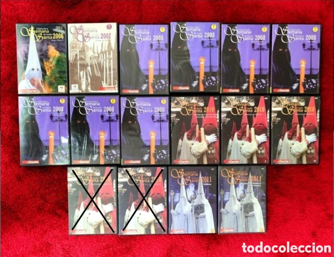 Cine: DVDs Colecci&oacute;n Cr&oacute;nica Semana Santa Sevilla