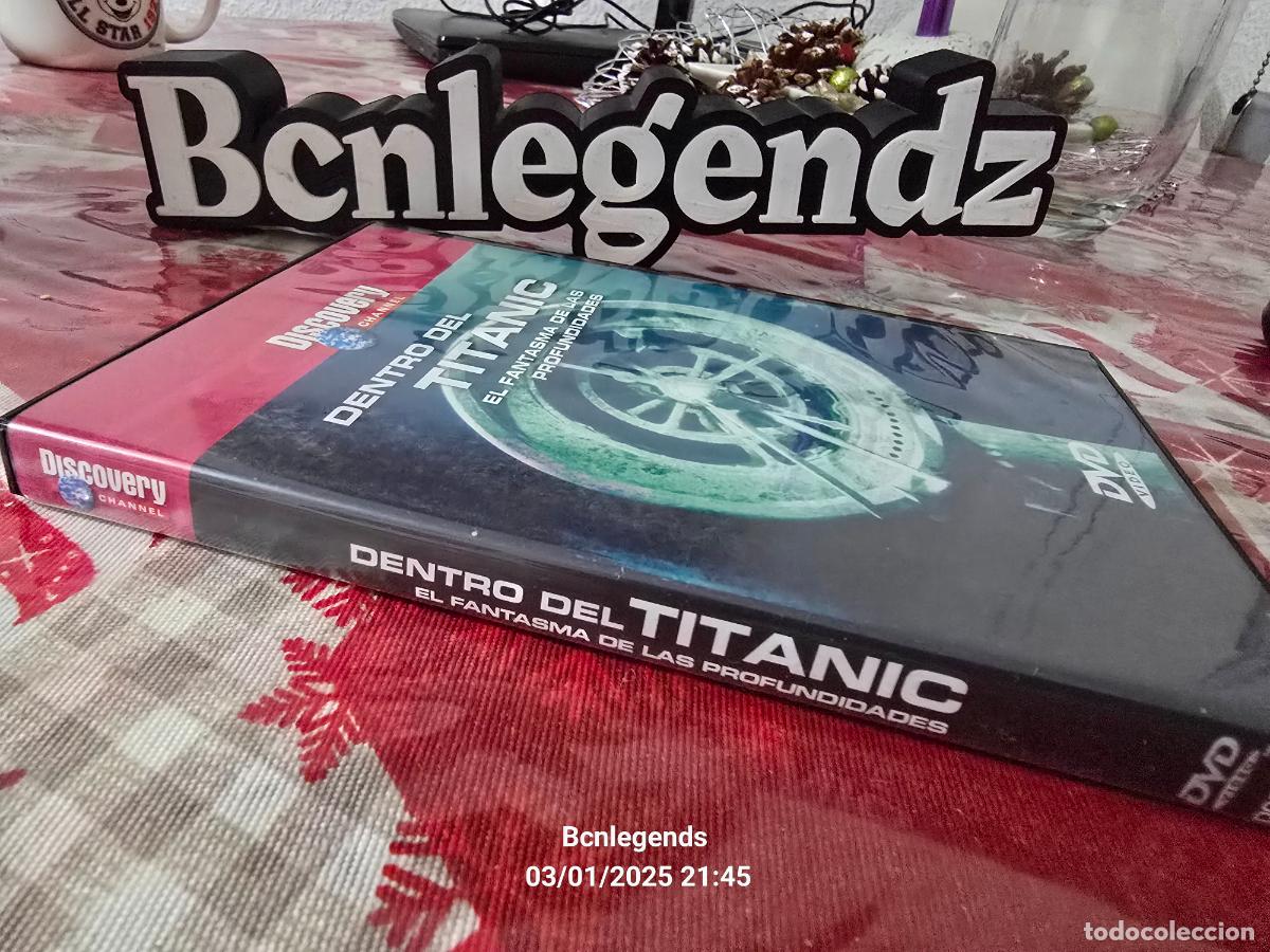 Cine: DENTRO DEL TITANIC EL FANTASMA DE LAS PROFUNDIDADES DISCOVERY CHANNEL DVD DOCUMENTAL L8