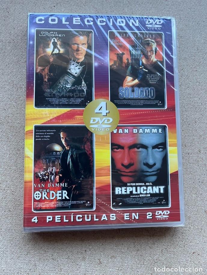 Cine: Colecci&oacute;n 4 pel&iacute;culas en 2 DVD / Precintada / El enviado / Soldado / The Order / Replicant /