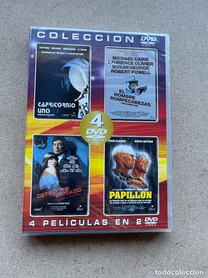 Kino: Colecci&oacute;n 4 pel&iacute;culas en 2 DVD / Precintada / Capricornio Uno / Hombre rompecabezas / Papill&oacute;n / ...