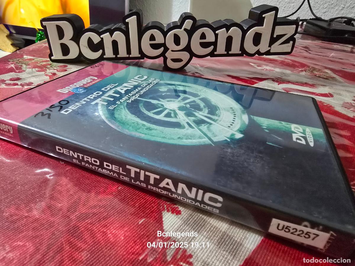 Cine: DENTRO DEL TITANIC EL FANTASMA DE LAS PROFUNDIDADES DISCOVERY CHANNEL DVD DOCUMENTAL SE