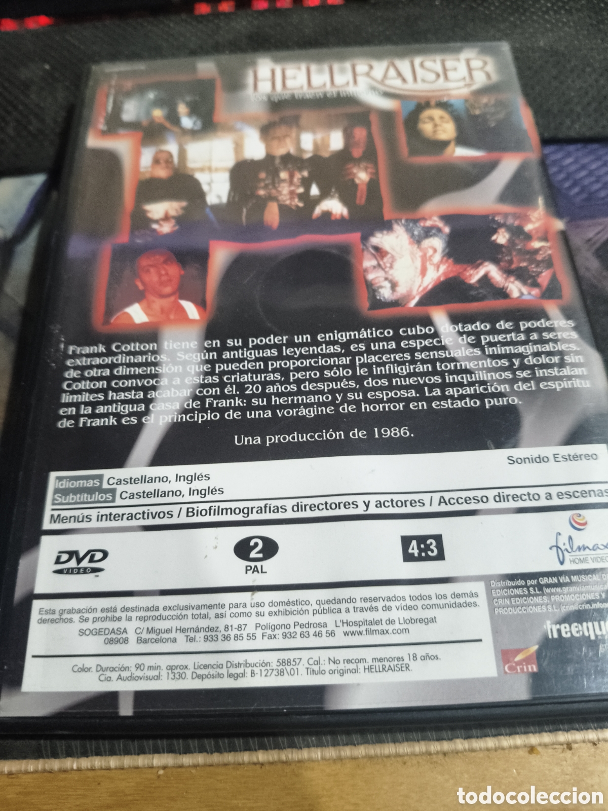 Cine: Hellraiser DVD -----39 - Foto 2