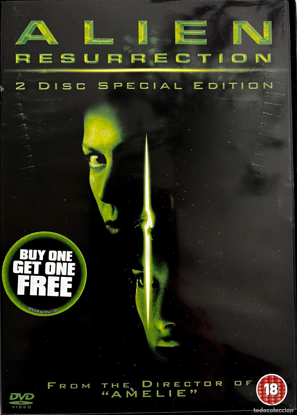 Cine: ALIEN RESURRECTION. ALIEN RESURECCION. EDICION ESPECIAL 2 DISCOS CON LIBRETO Y 4 HORAS DE EXTRAS