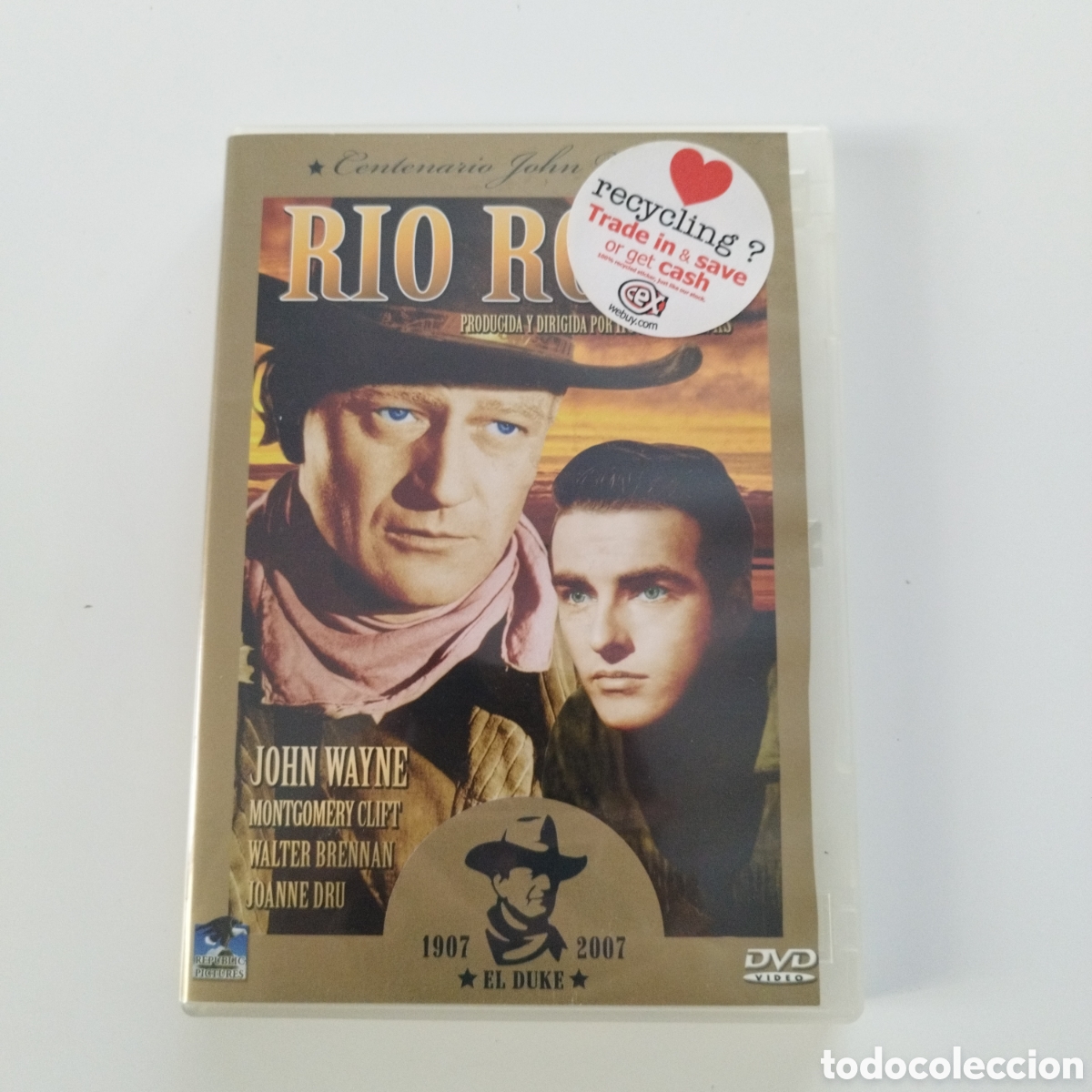 Cinema: DVD / JOHN WAYNE / CL&Aacute;SICOS DEL OESTE / RIO ROJO