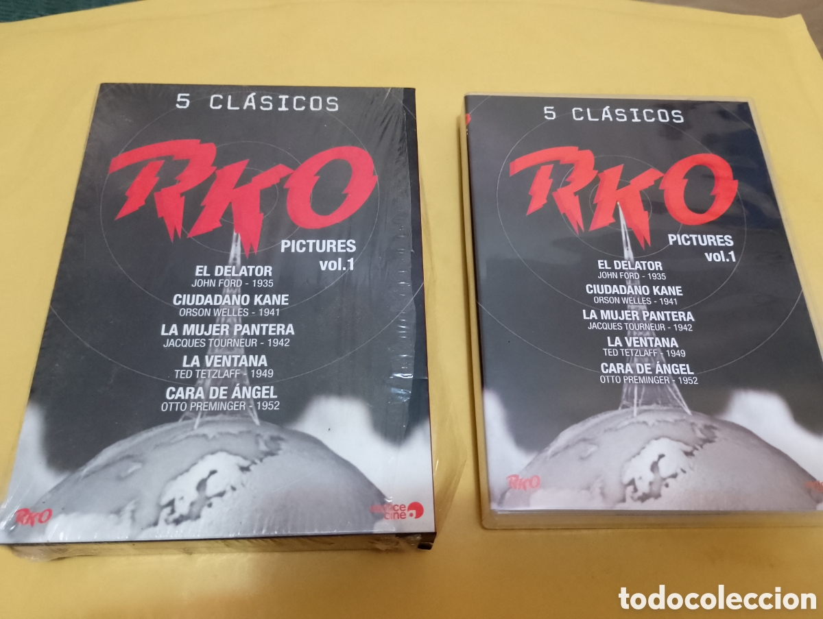Cine: Dvd. Cl&aacute;sicos de la RKO. 5 pel&iacute;culas. Ver t&iacute;tulos en las fotos.