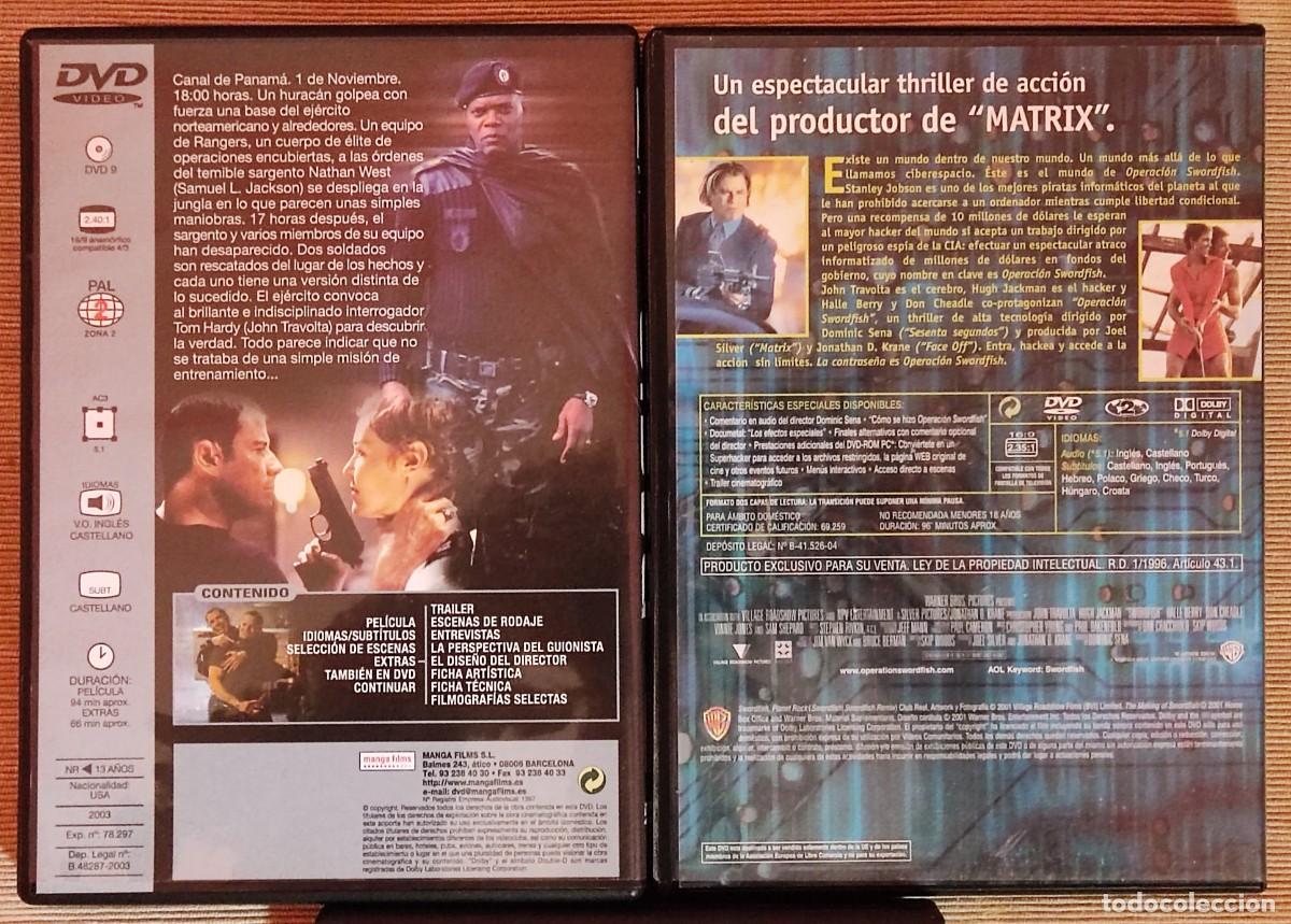 Cine: Pack DVD John Travolta: Primary colors, Basic y Operacion swordfish - Foto 2