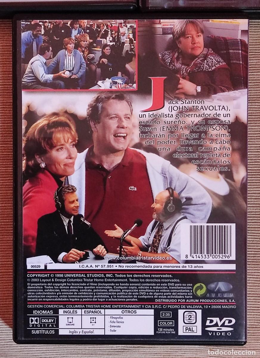 Cine: Pack DVD John Travolta: Primary colors, Basic y Operacion swordfish - Foto 3
