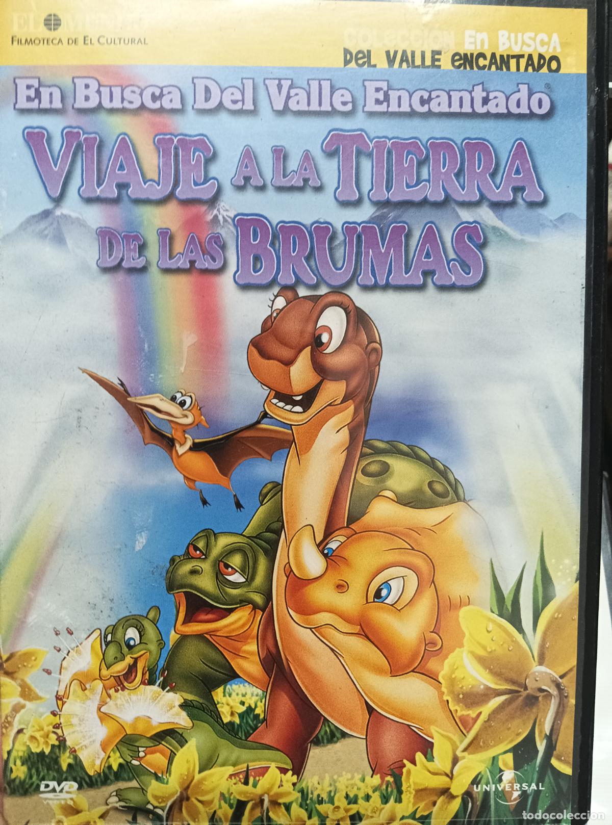 Cinema: EN BUSCA DEL VALLE ENCANTADO, VIAJE A LA TIERRA DE LAS BRUMAS, DVD ANIMACION DINOSAURIOS SPIELBERG