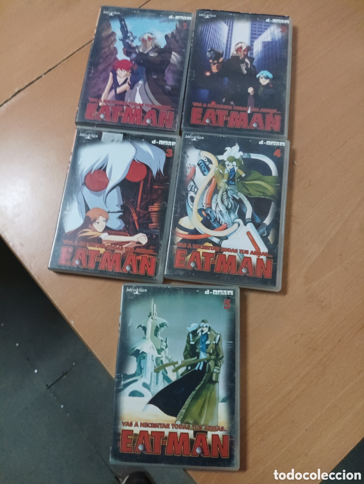 Cine: ANIME DVD PACK EAT-MAN. 5 VOLUMENES.