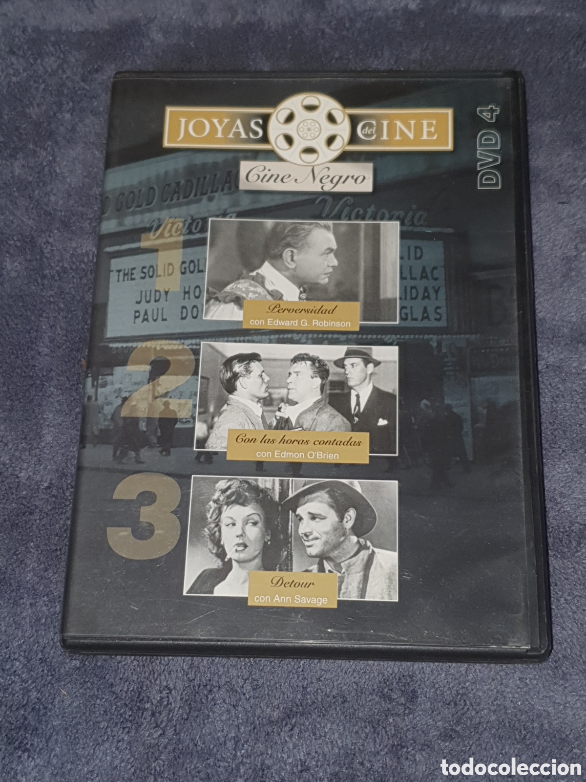Cine: Dvd-74. Joyas Del Cine 4, Perversidad/ Con Las Horas Contadas/ Detour, De 2&ordf; Mano.