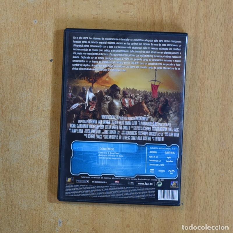 Cine: EL PLANETA DE LOS SIMIOS - DVD - Foto 2