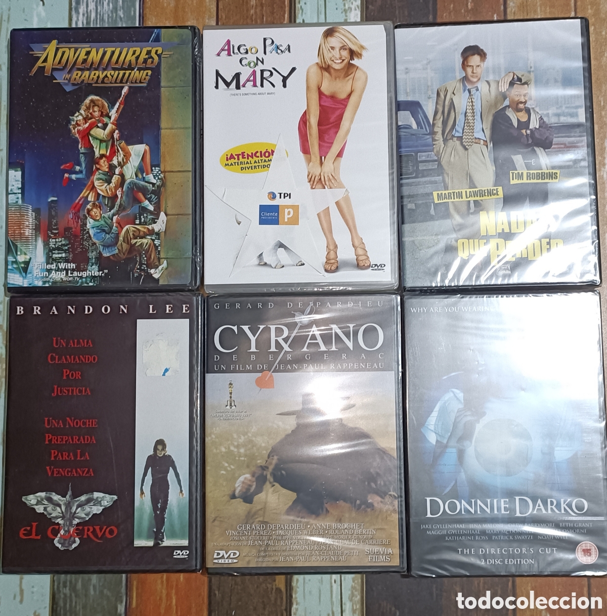 Cine: Oportunidad Lote 6 DVDs nuevos, con precinto.