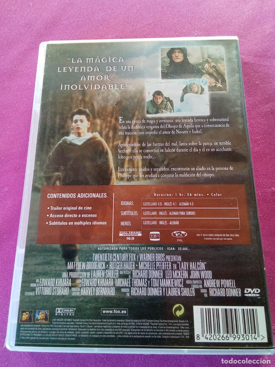 Cine: DVD LADY HALCON . EF 2-1 - Foto 2