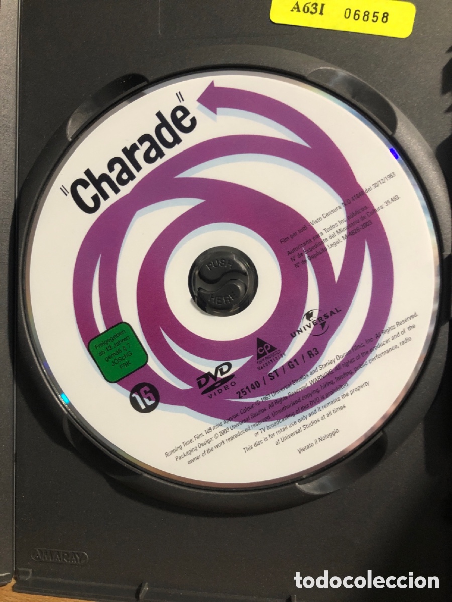 Cine: Charada DVD SEMINUEVO - Foto 3