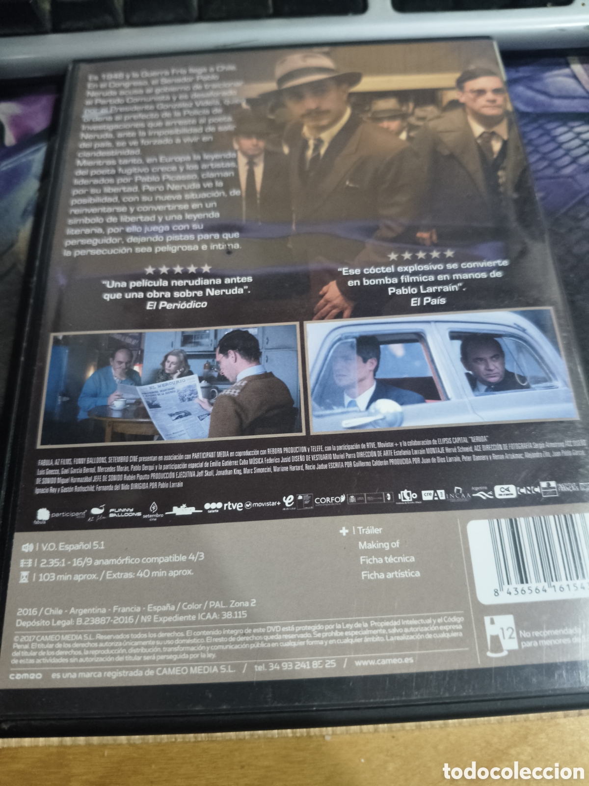 Cine: Neruda DVD ------ 120 - Foto 2