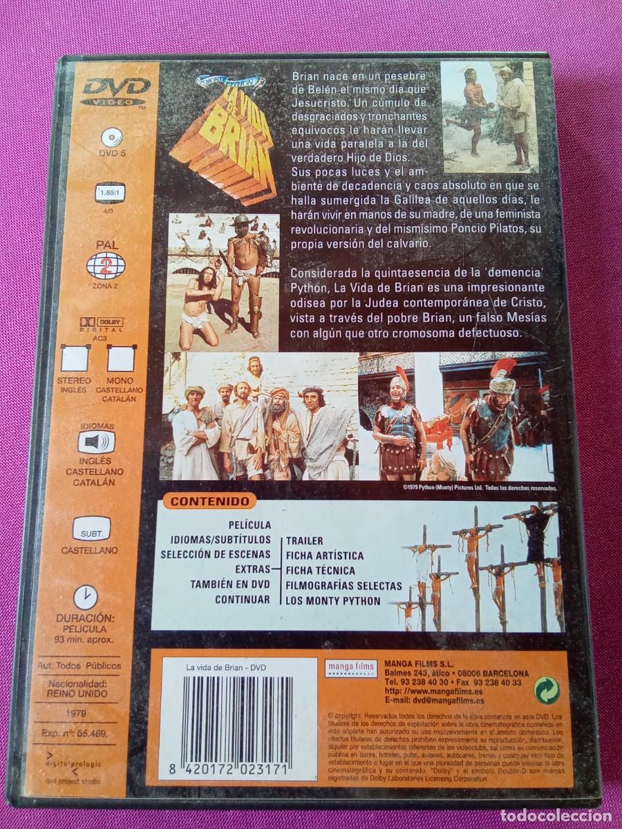 Cine: DVD LA VIDA DE BRIAN MONTY PYTHON . EF 2 - 1 - Foto 2