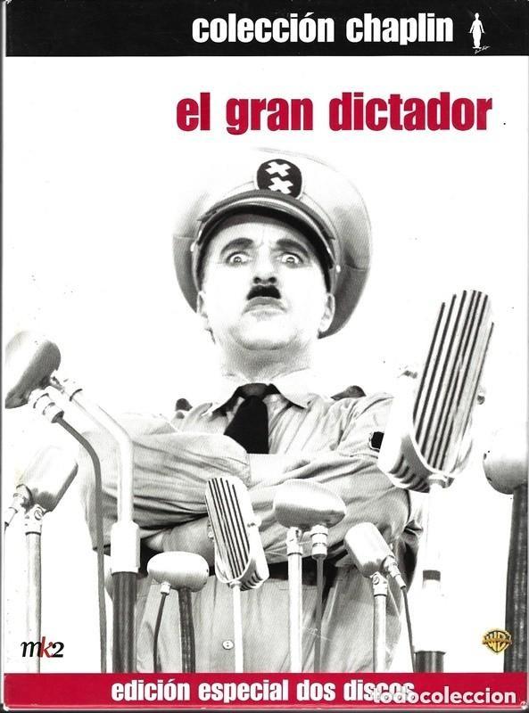 Cine: El gran dictador. Colecci&oacute;n Chaplin. 2 DVD