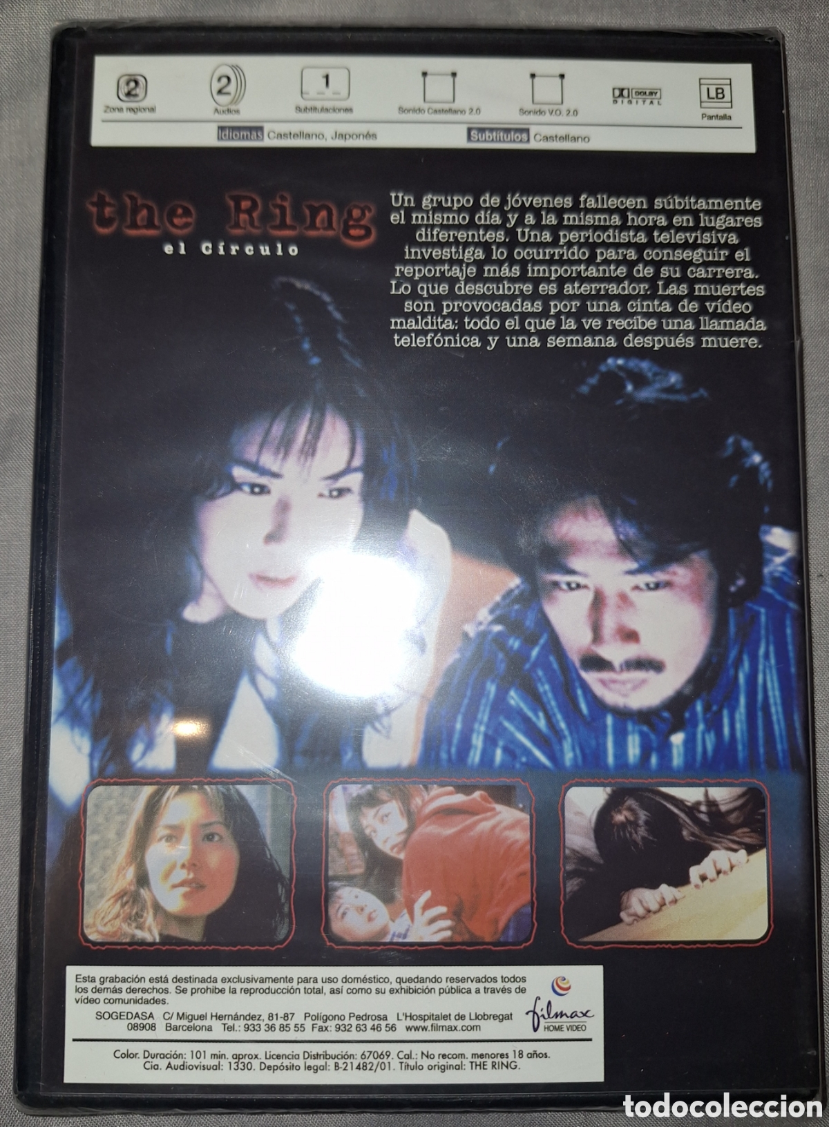 Cine: The Ring. Pel&iacute;cula en DVD. - Foto 2