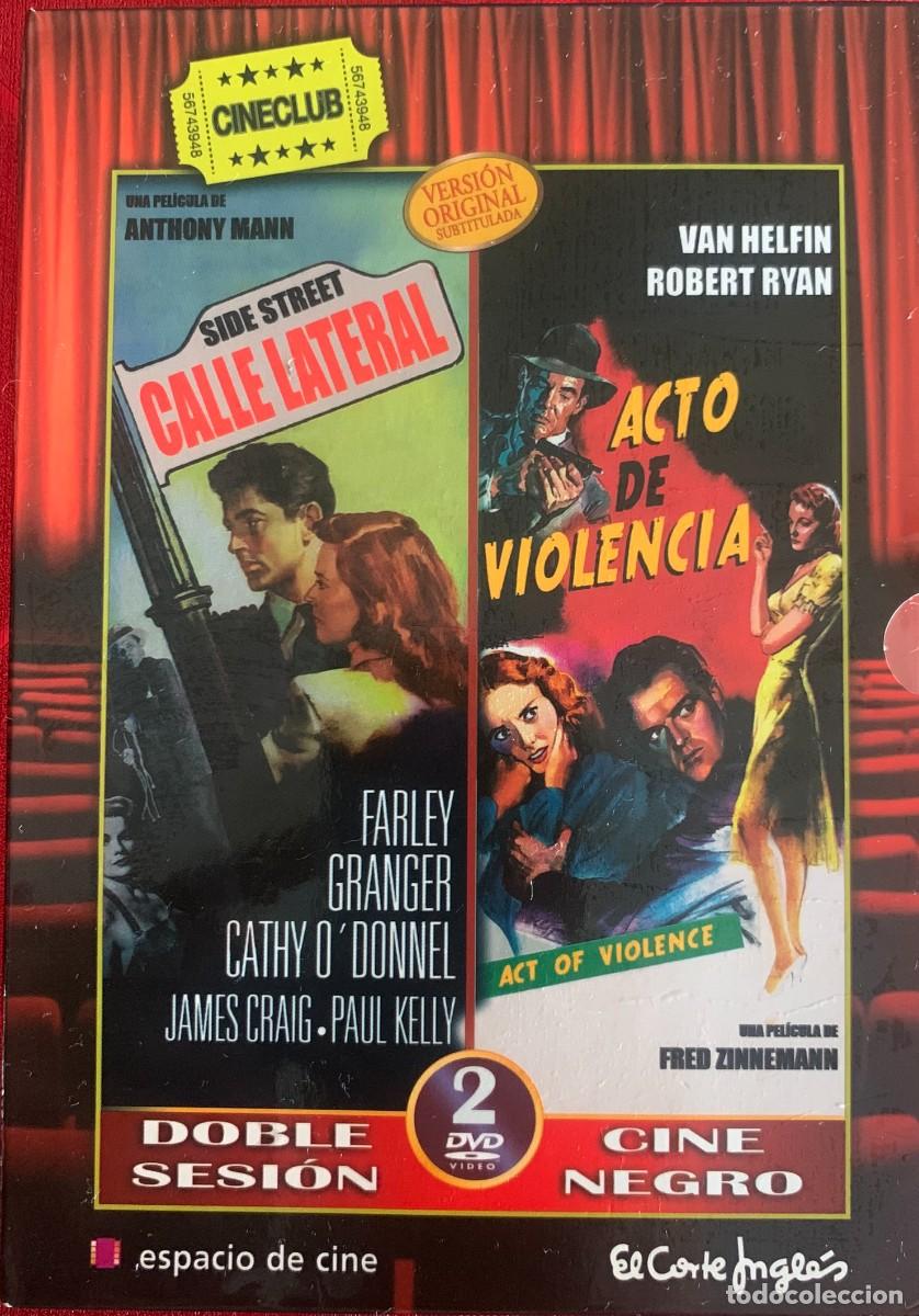 Cin&eacute;ma: DOBLE SESION: CALLE LATERAL/ ACTO DE VIOLENCIA - EDICION CON LIBRETO