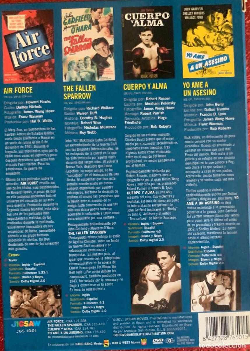 Cine: JOHN GARFIELD PACK COLECCION - Foto 2