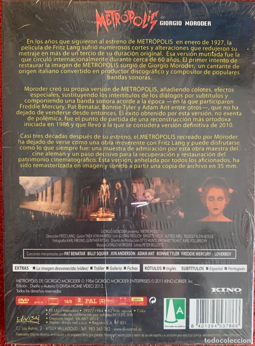Cine: METROPOLIS (Fritz Lang, 1927).versi&oacute;n Giorgio moroder 1984. - Foto 2