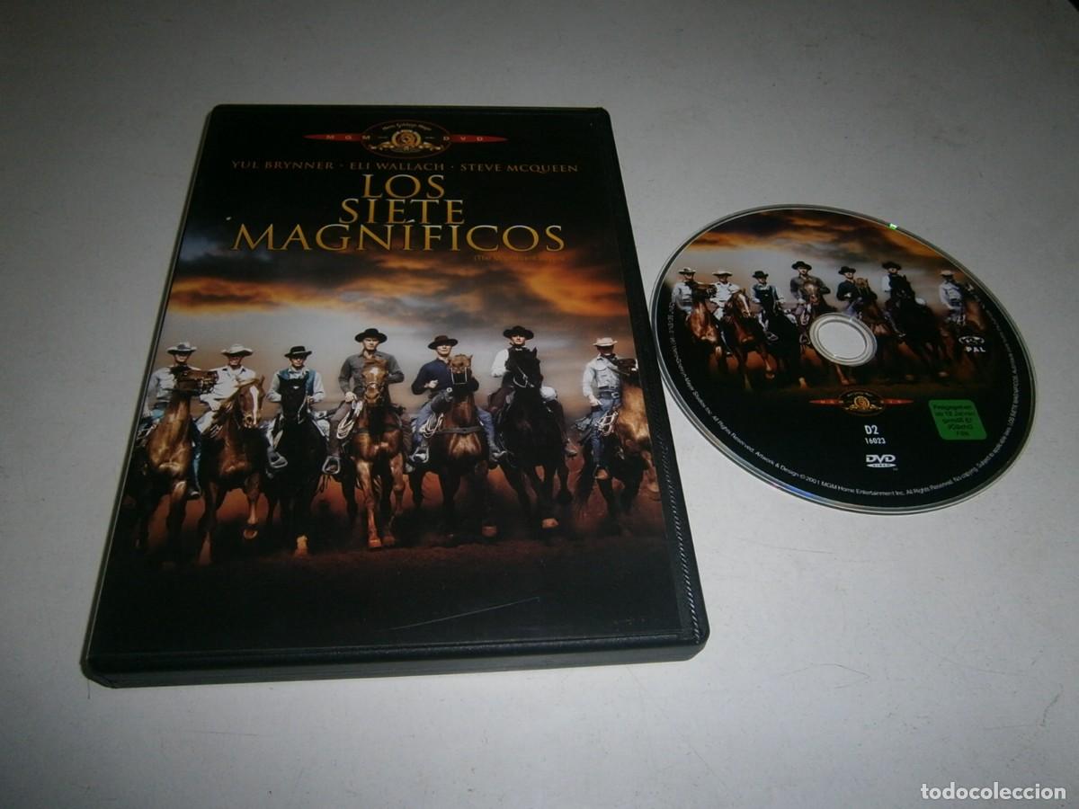 Cine: LOS SIETE MAGNIFICOS DVD YUL BRYNNER ELI WALLACH STEVE MC QUEEN