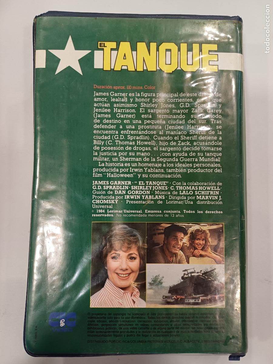 Cine: EL TANQUE/JAMES GARNER/VHS. - Foto 3