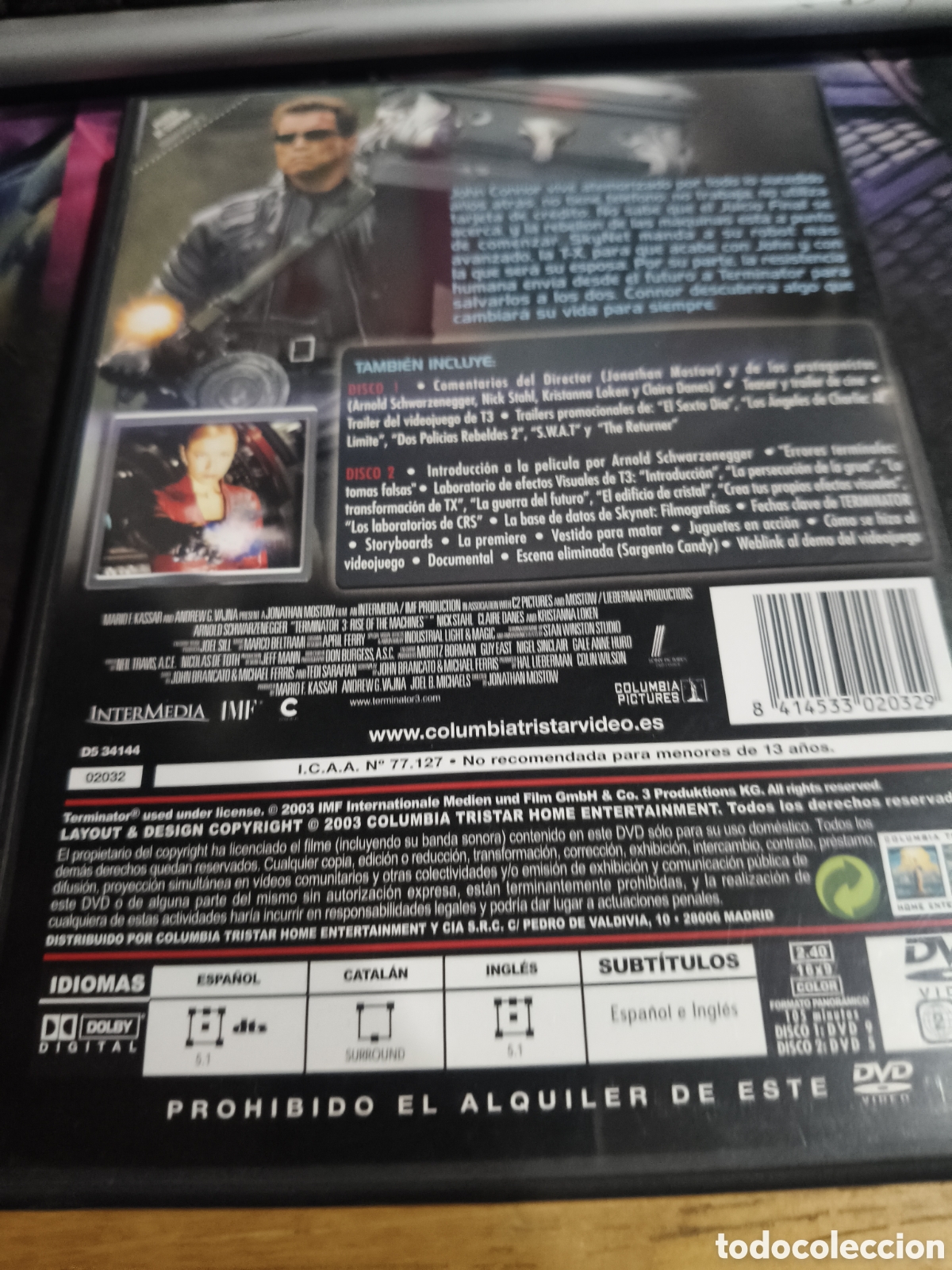 Cine: Terminator 3 edici&oacute;n 2 DVD -221 - Foto 2
