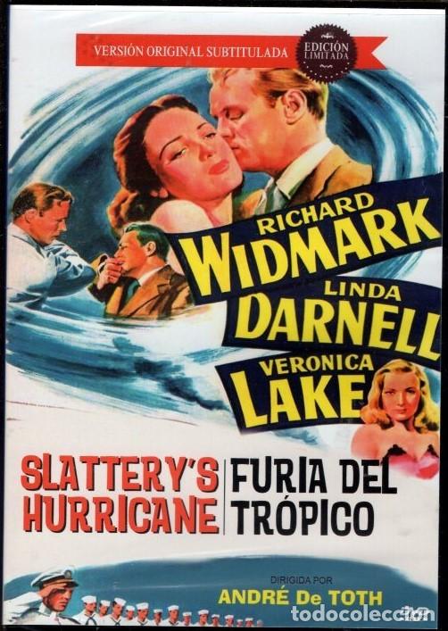 Cine: FURIA DEL TROPICO DVD (RICHARD WIDMARK):UN PILOTO COLABORADOR DE CONTRABANDO ...SE ARREPIENTE