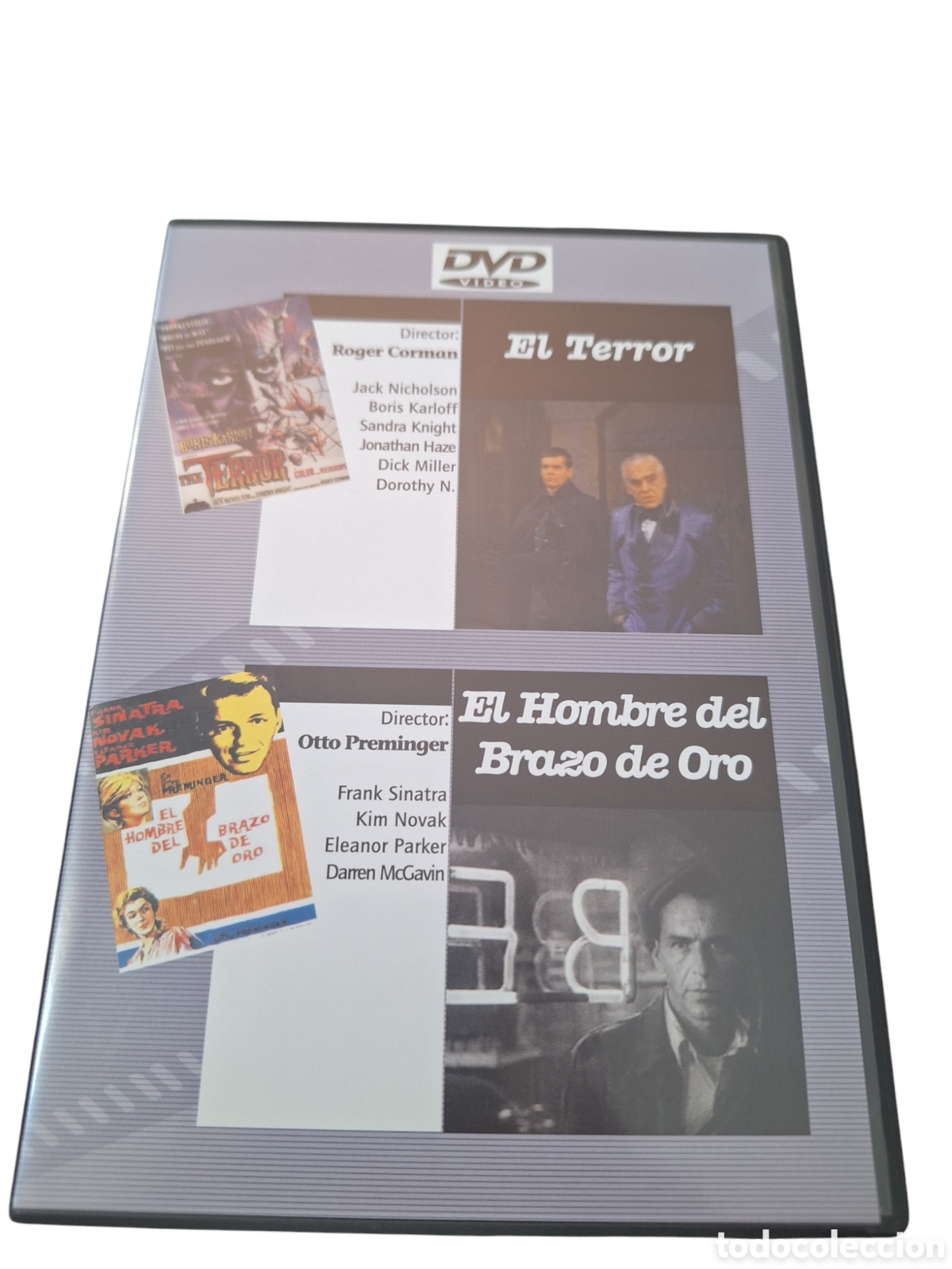 Cinema: S495 pack el terror / el hombre del brazo de oro DVD SEGUNDAMANO