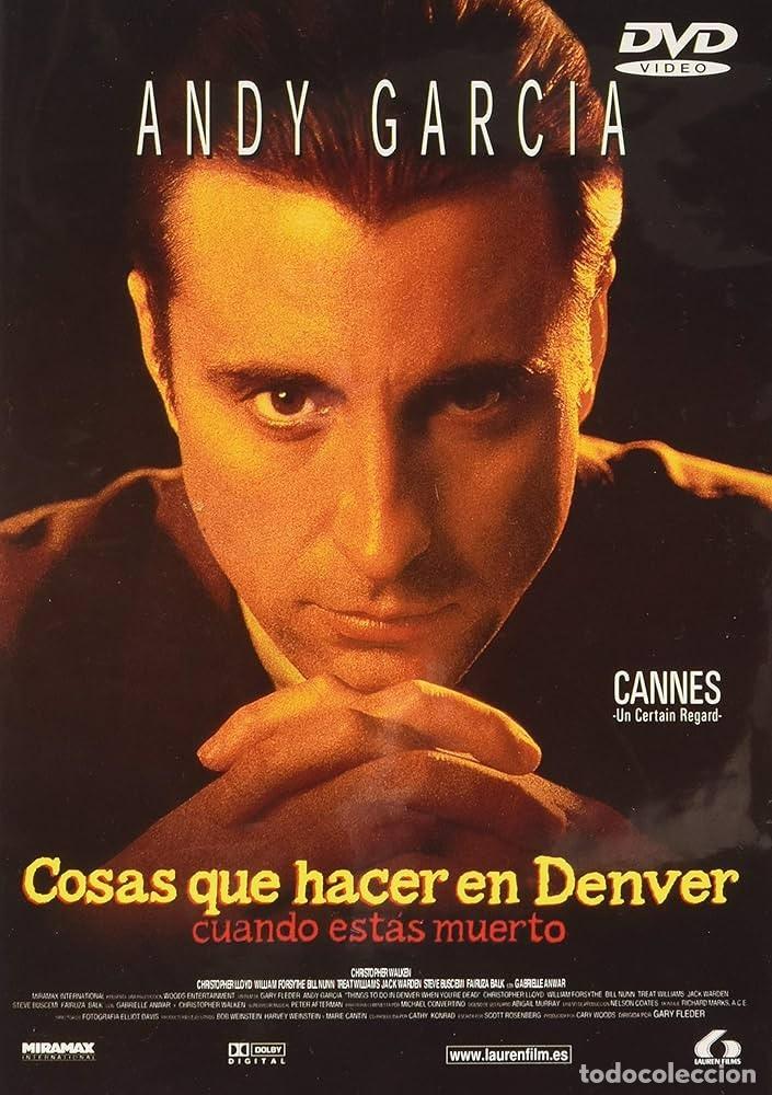 Cine: DVD COSAS QUE HACER EN DENVER CUANDO EST&Aacute;S MUERTO Thriller Original prensado Lauren
