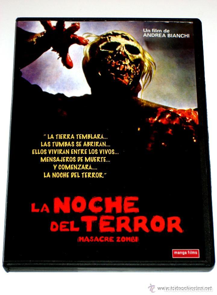 Cine: DVD LA NOCHE DEL TERROR (MASACRE ZOMBI) Andrea Bianchi Gore italiano ORIGINAL PRENSADA MANGA FILMS