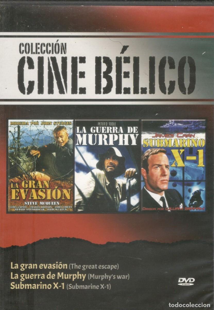 Cinema: CINE BELICO: LA GRAN EVASION + LA GUERRA DE MURPHY + SUBMARINO X-1 - DVD