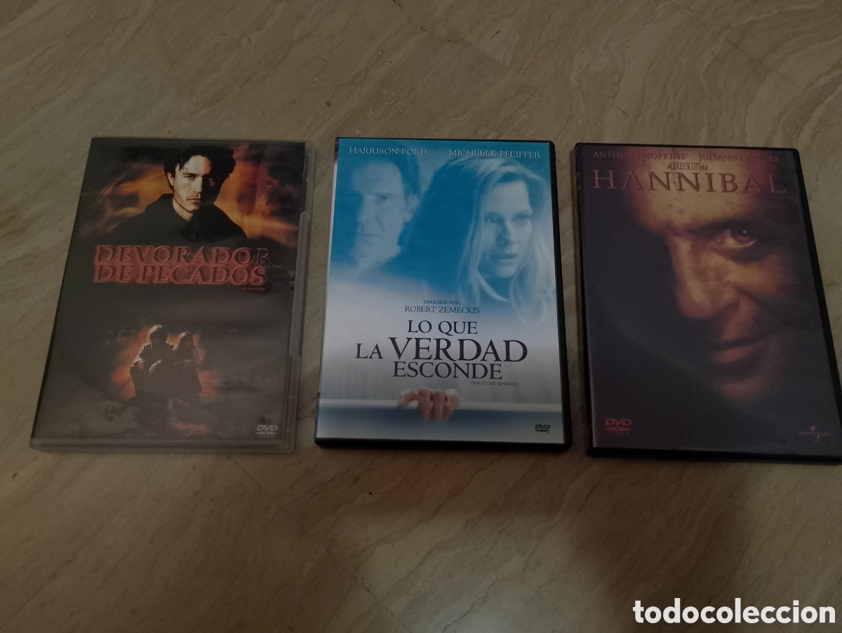 Cinema: 3 DVDs terror. Hannibal, Lo que la verdad esconde, Devorador de pecados.