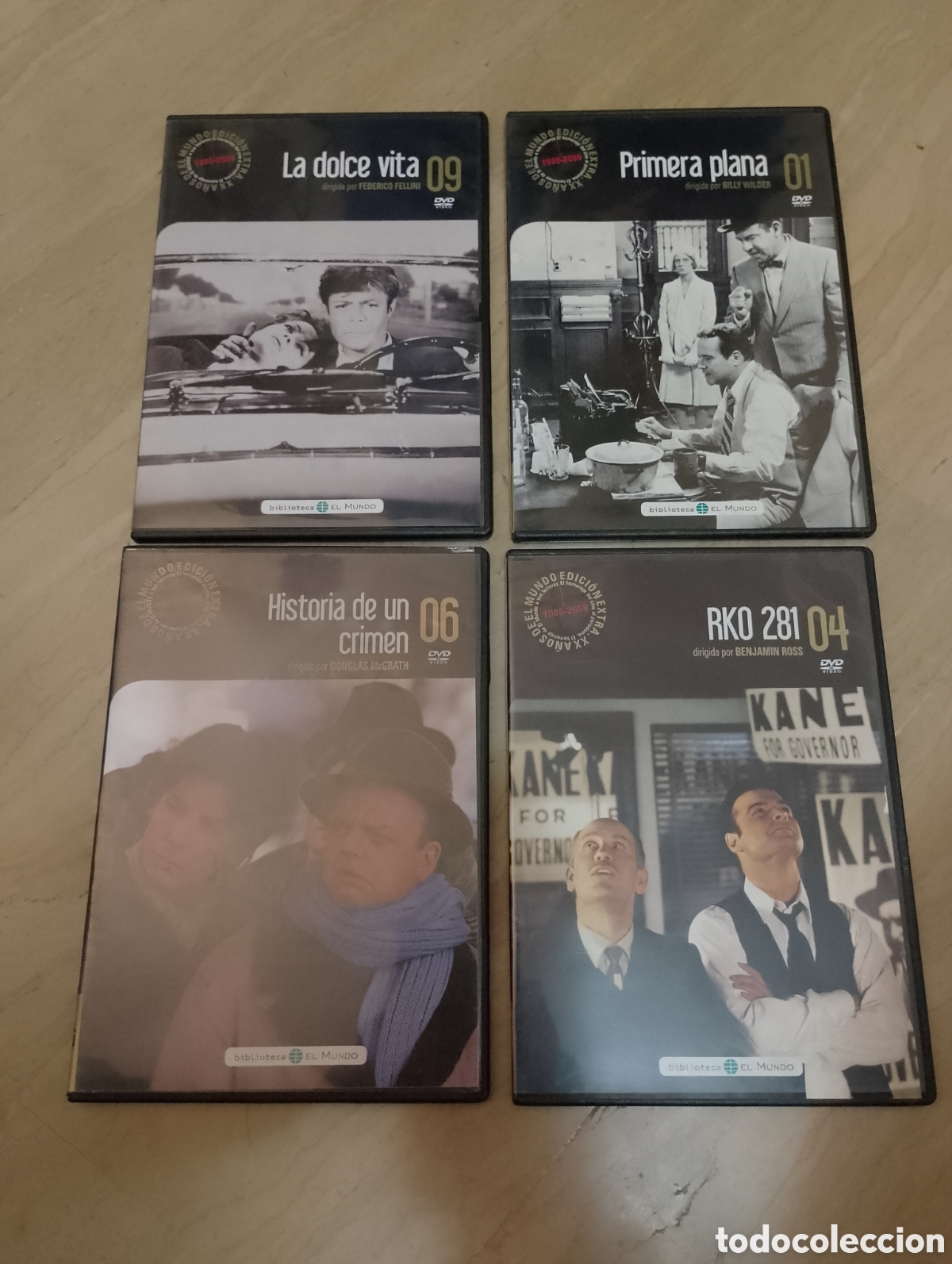 Cinema: 4 DVDs. Grandes pel&iacute;culas sobre el periodismo. Ver t&iacute;tulos en las fotos.