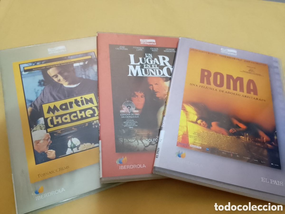 Cinema: 3 DVDs. Aristarain. Mart&iacute;n (Hache) + Un lugar en el mundo + Roma.