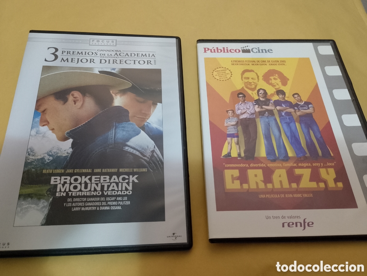 Cinema: 2 DVDs. Brokeback Mountain + C.R.A.Z.Y.