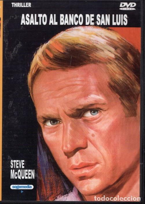 Cine: ASALTO AL BANCO DE SAN LUIS DVD(STEVE MCQUEEN) ESTE ACTOR LLENA LA PANTALLA (BASADO EN UN HECHO REA