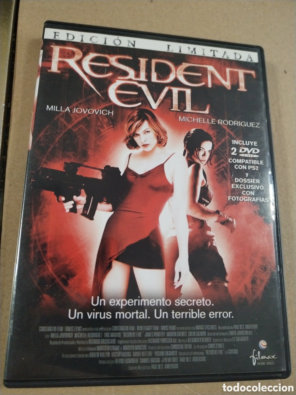 Cine: RESIDENT EVIL - EDICI&Oacute;N LIMITADA. 2 DVDs - Foto 1