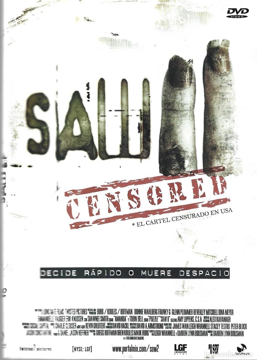 Cine: SAW II CENSORED DECIDE R&Aacute;PIDO O MUERE DESPACIO