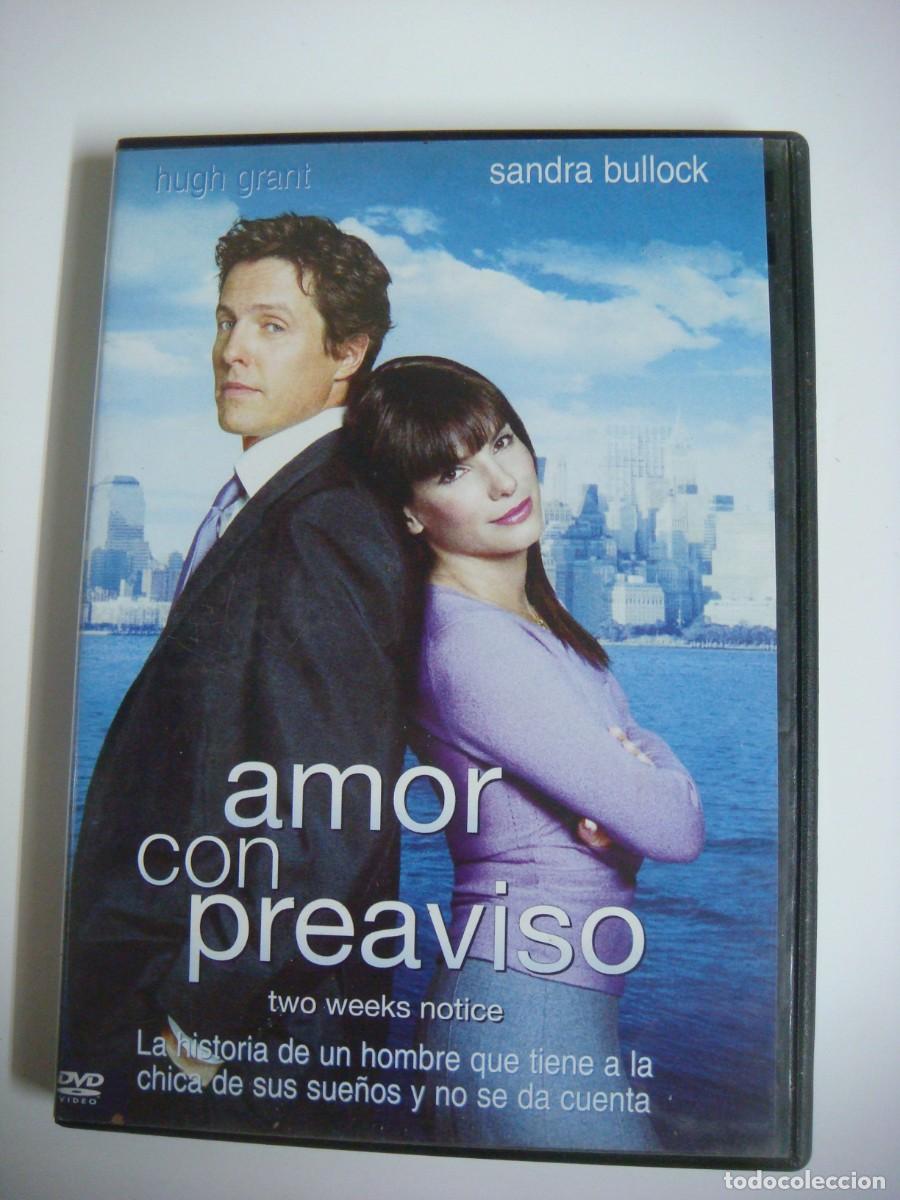 Cine: D.V.D.DE AMOR CON PREAVISO CON HUGH GRANT-(G)-CAJ-N&ordm;-8