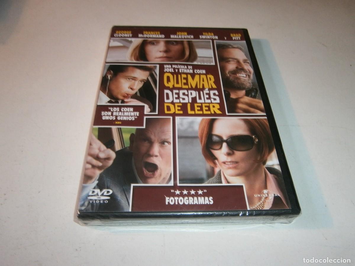 Cine: QUEMAR DESPUES DE LEER DVD NUEVO PRECINTADO GEORGE CLOONEY FRANCES MC DORMAND JOHN MALKOVICH