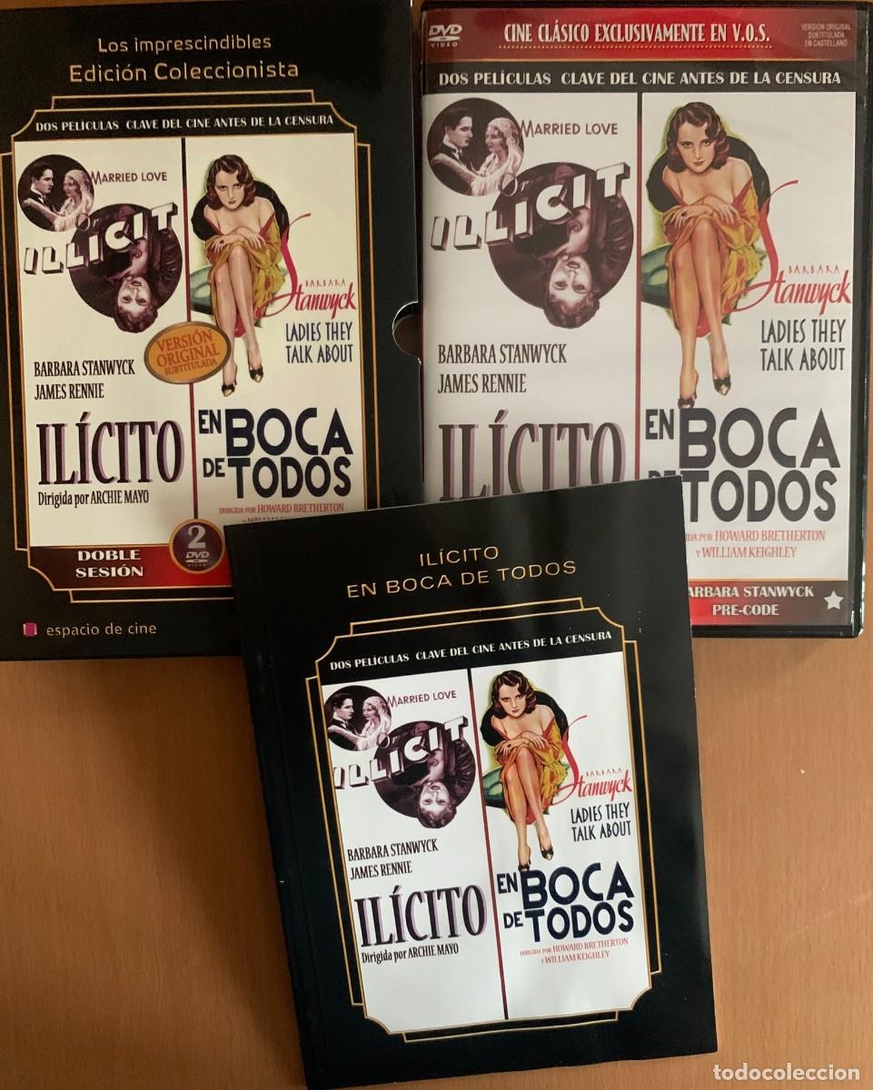 Cin&eacute;ma: DOBLE SESION: ILICITO / EN BOCA DE TODOS- EDICION COLECCIONISTA