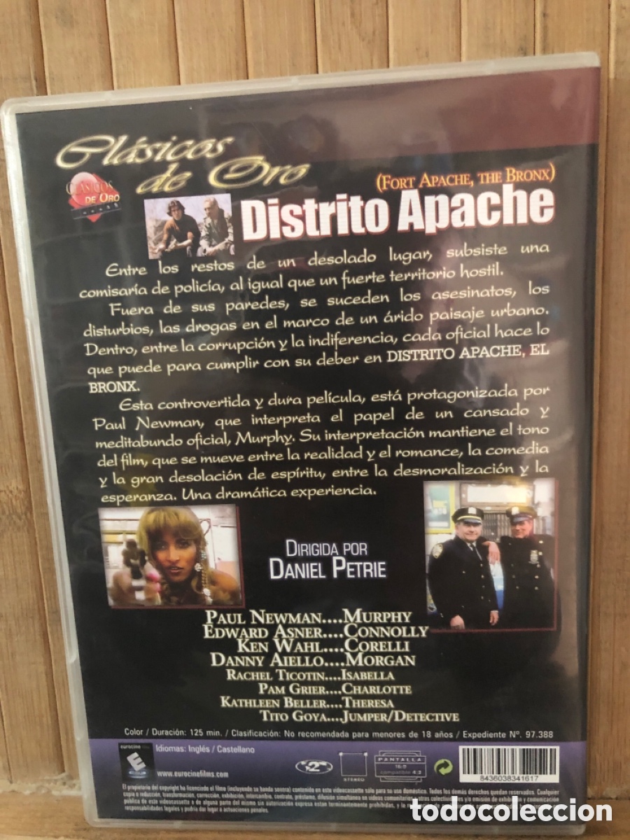 Cine: Distrito apache DVD SEMINUEVO - Foto 2