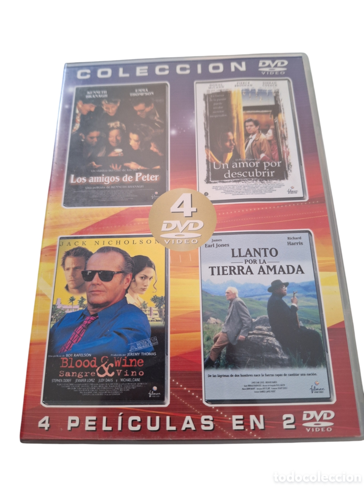 Cin&eacute;ma: S935 pack los amigos de Peter / un amor por descubrir / sangre y vino / llanto por DVD SEGUNDAMANO