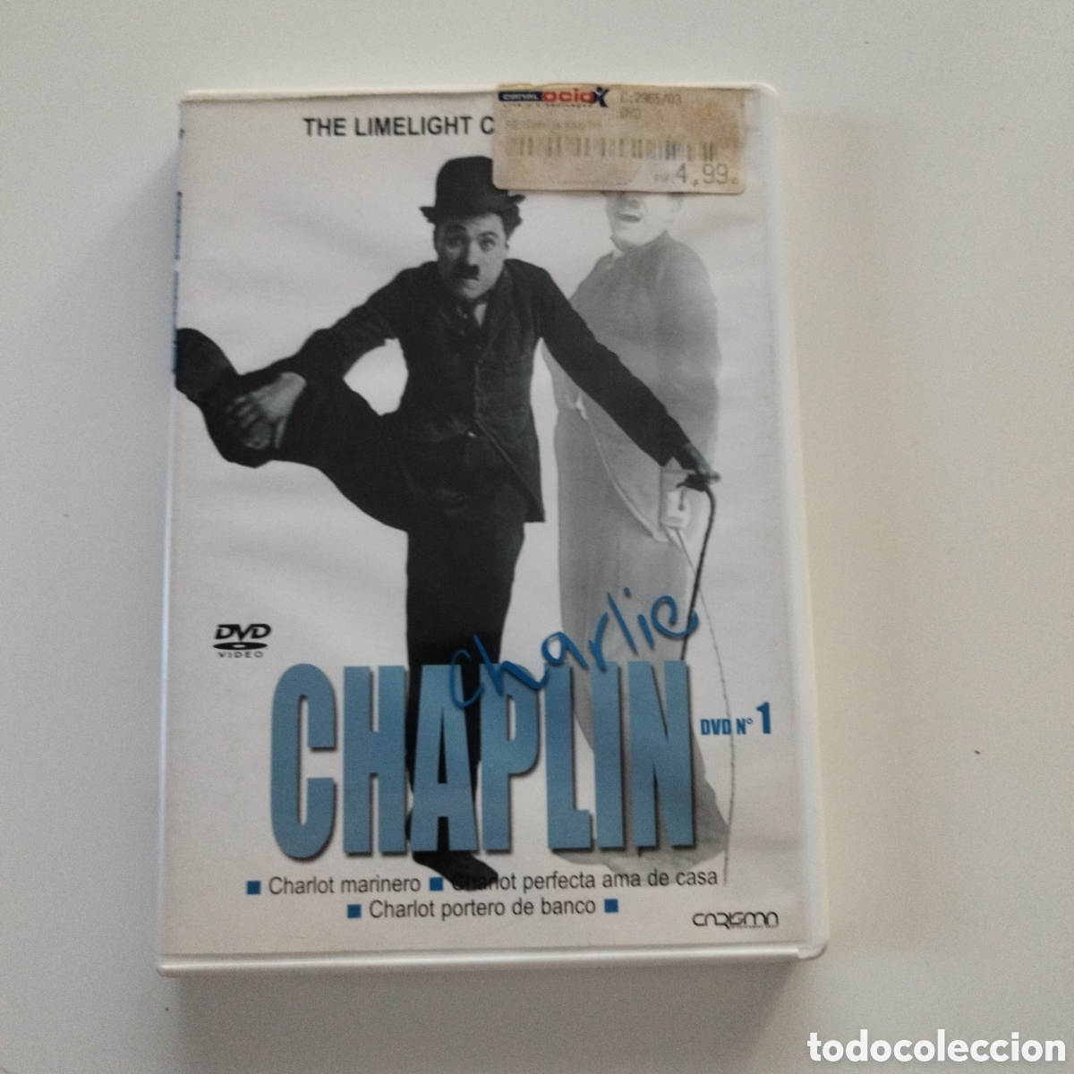 Cine: DVD / CHARLIE CHAPLIN / VOL 1 / CHARLOT MARINERO - PERFECTA AMA DE CASA - PORTERO DE BANCO