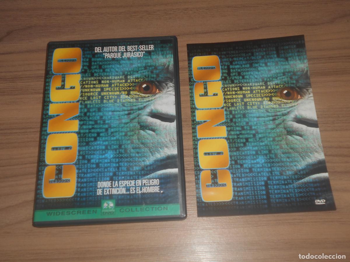 Cine: CONGO DVD FRANK MARSHALL Laura Linney ERNIE HUDSON DYLAN WALSH Como NUEVA