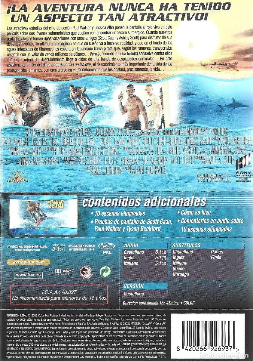 Cine: INMERSI&Oacute;N LETAL PAUL WALKER - Foto 2