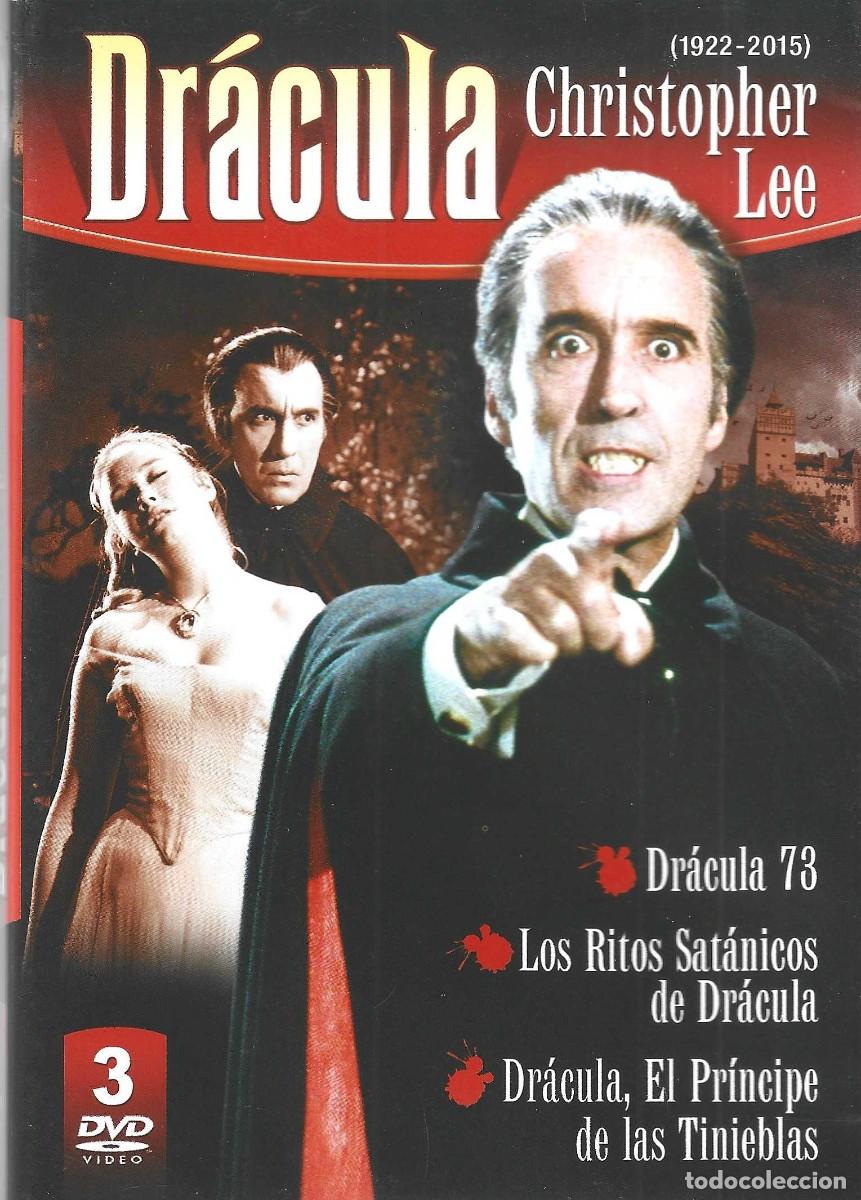 Cine: DR&Aacute;CULA CHRISTOPHER LEE 3 PEL&Iacute;CULAS - Foto 1